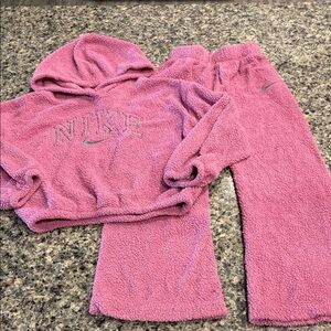 Nike Fuzzy Pink Kids Set